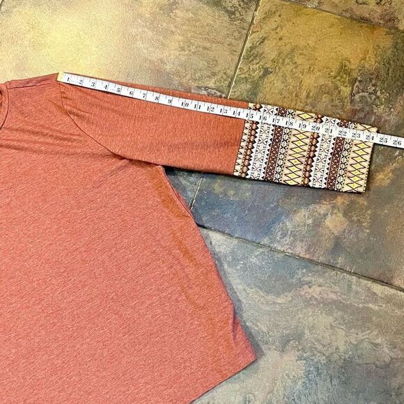 Emory Rose Women’s Crew Neck Design Long Sleeve Blouse XXXL - Picture 5 of 10